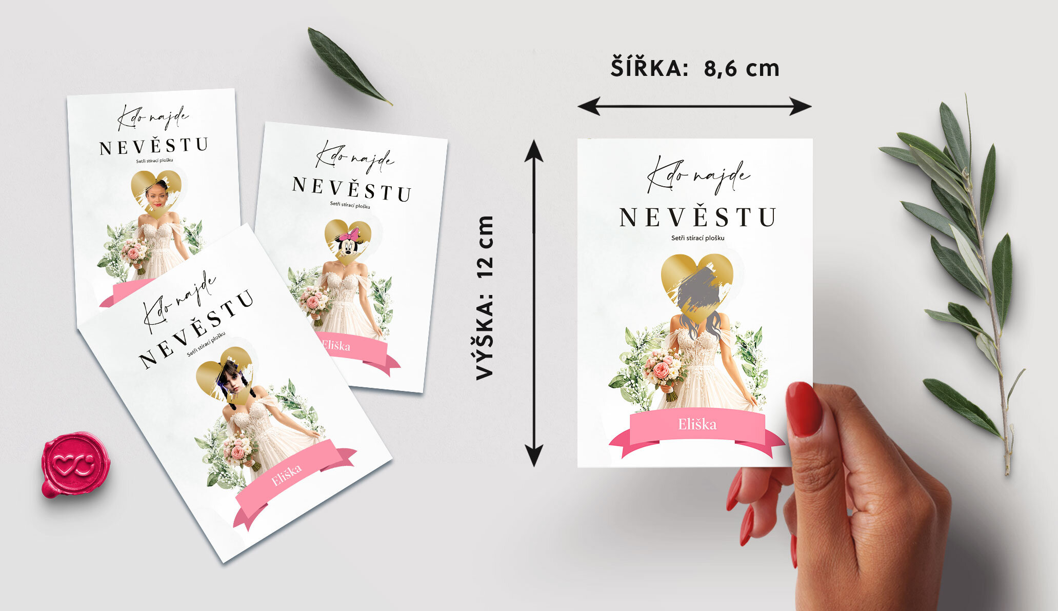 Kto nájde nevestu — stieracia hra
