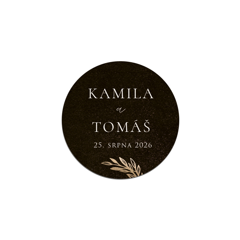 Kulatá samolepka 351