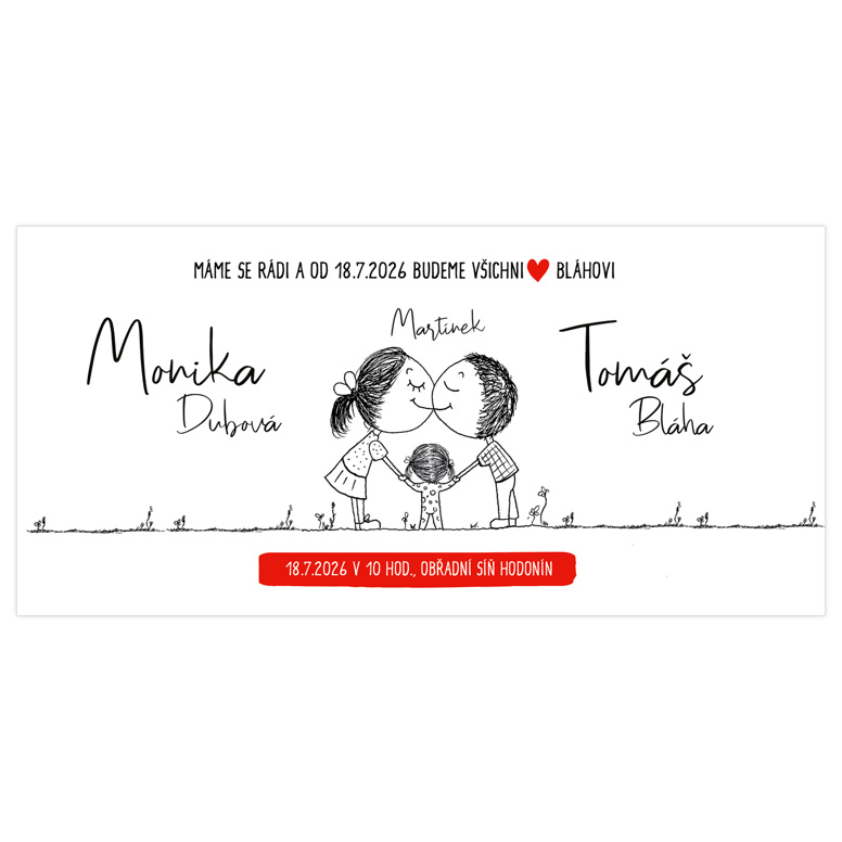 Svatební oznámení 197 – Panáčči