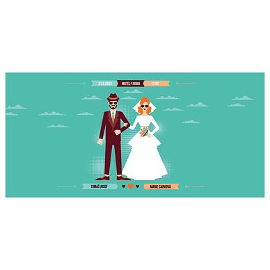 Svatební oznámení 90 – Mafián ženich a nevěsta