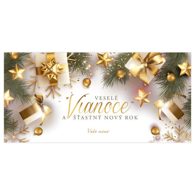 Novoročenka 564 - zlaté darčeky