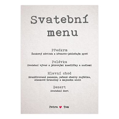 Svadobné menu 217