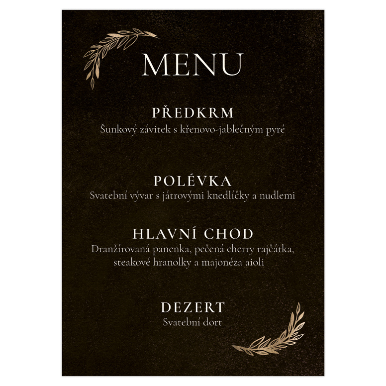 Svatební menu 351