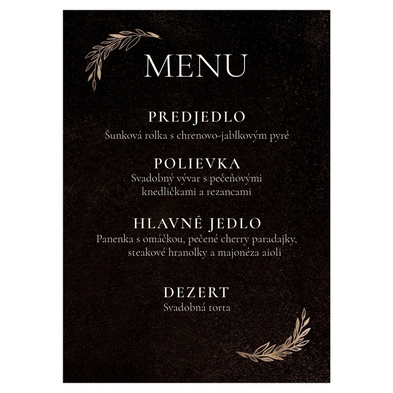 Svadobné menu 351