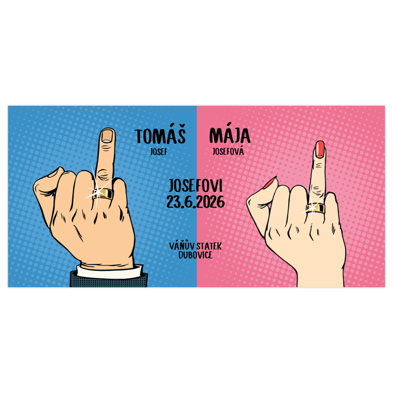 Svadobné oznámenie 215 - FYA