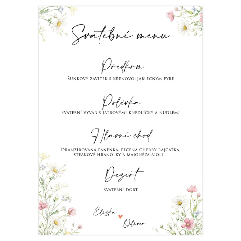 Svatební menu 366