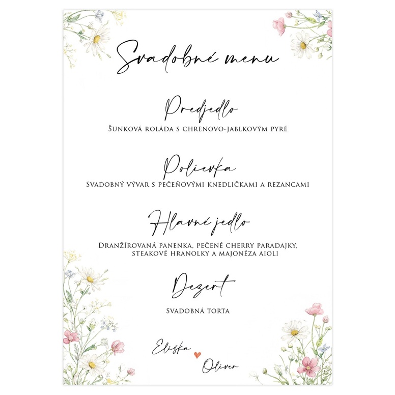 Svadobné menu 366
