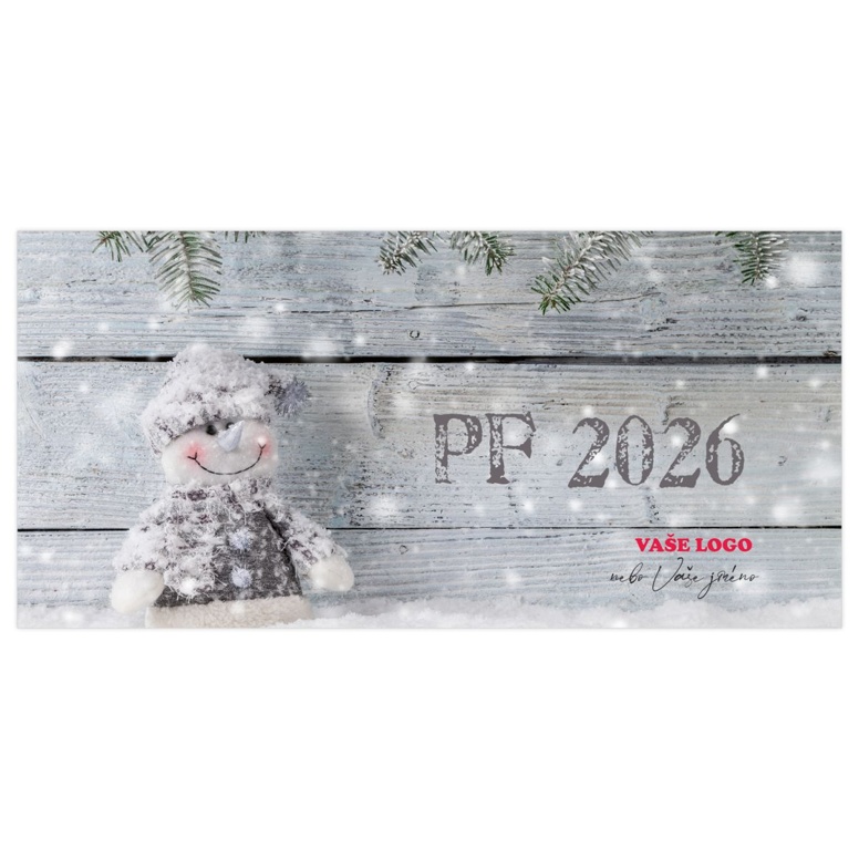 Novoročenka 399 – Úsměvavý sněhulák