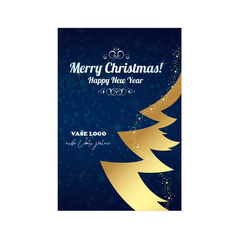 Vánoční etiketa na víno 210