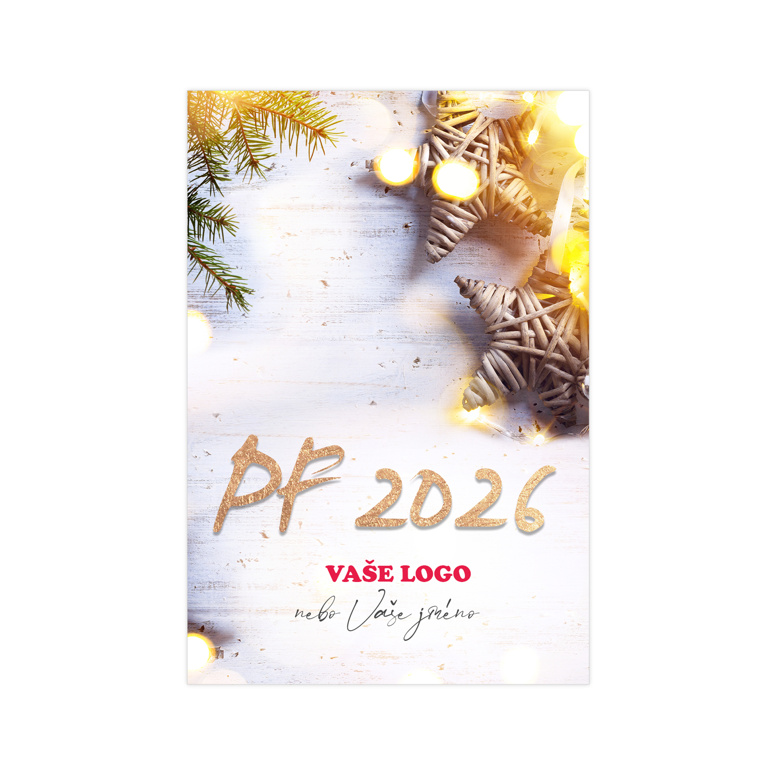 Vianočná etiketa na víno 404