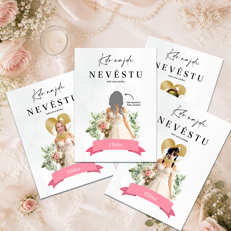 Kdo najde nevěstu – stírací hra