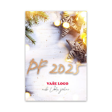 Vánoční etiketa na víno 404
