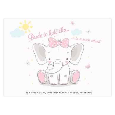 Pozvánka na Baby shower 3