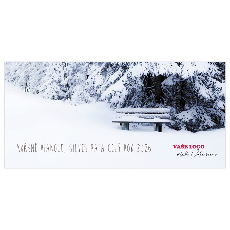 Novoročenka 371 – Zasnežená zimná krajina