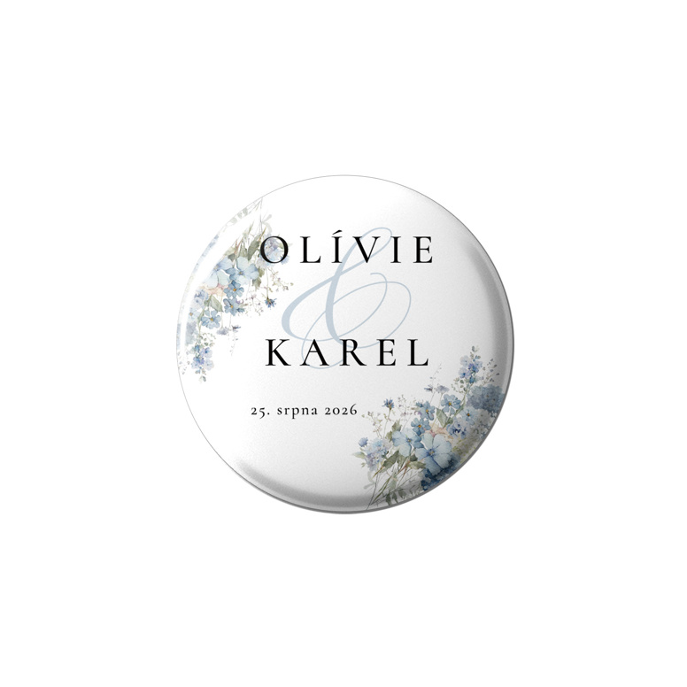 Svatební placka 355