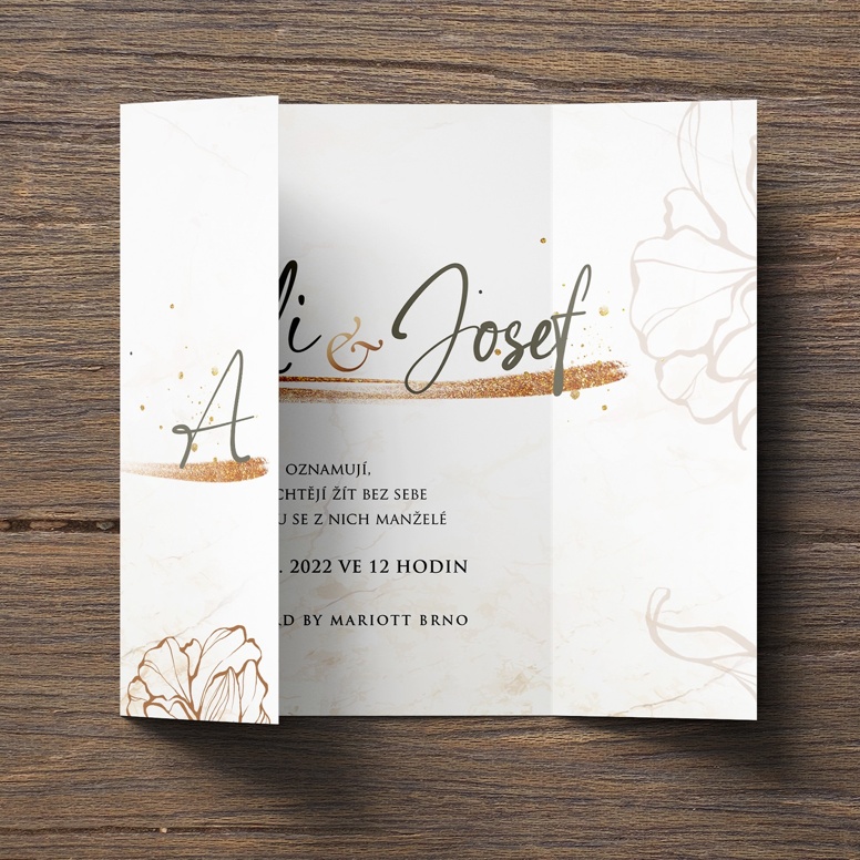 Svadobné oznamenie 318 - Angie 