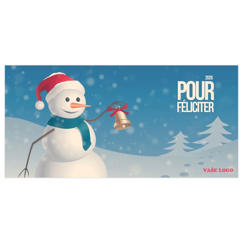 Novoročenka 219 – Retro sněhulák