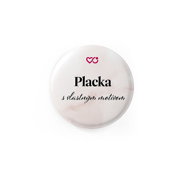 Svadobná placka s vlastným motívom 1