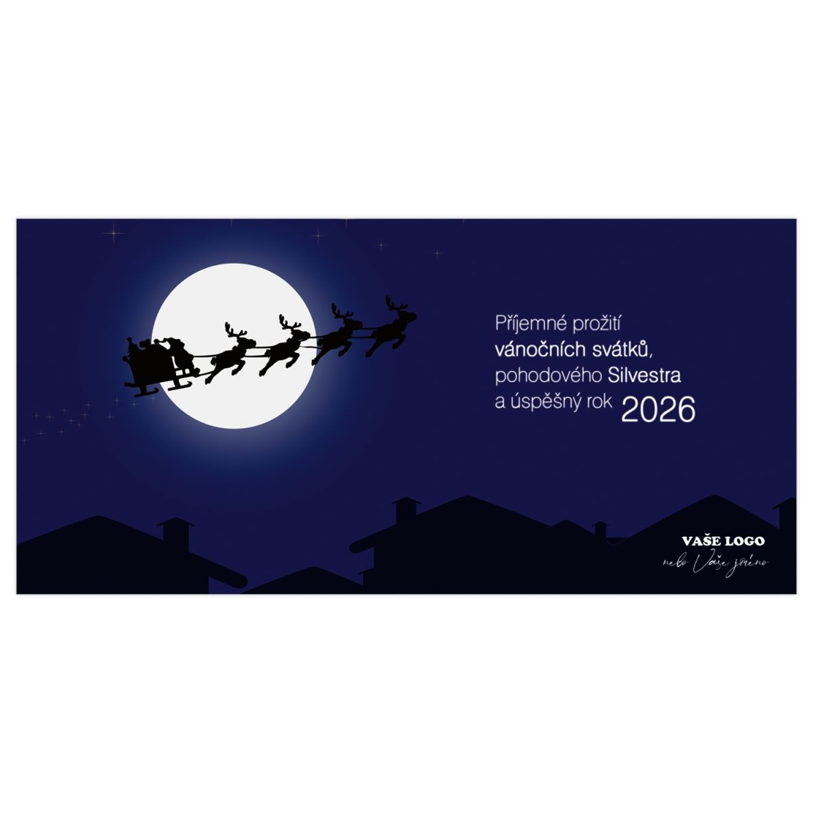 Novoročenka 140 – Santa se spřežením