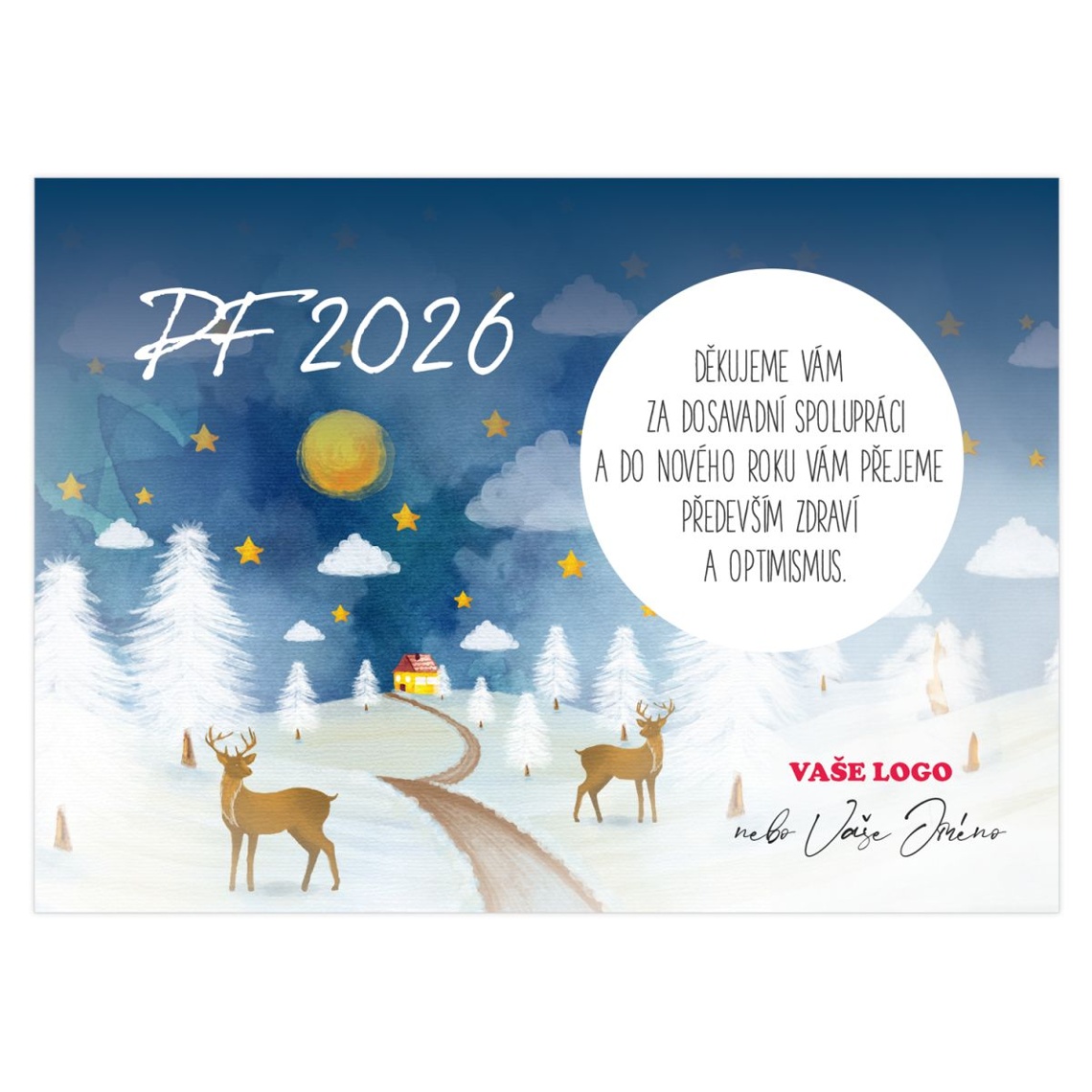 Novoročenka 521 – jeleni