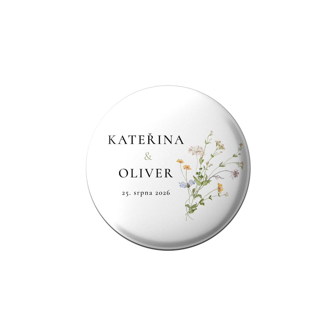 Svatební placka 354