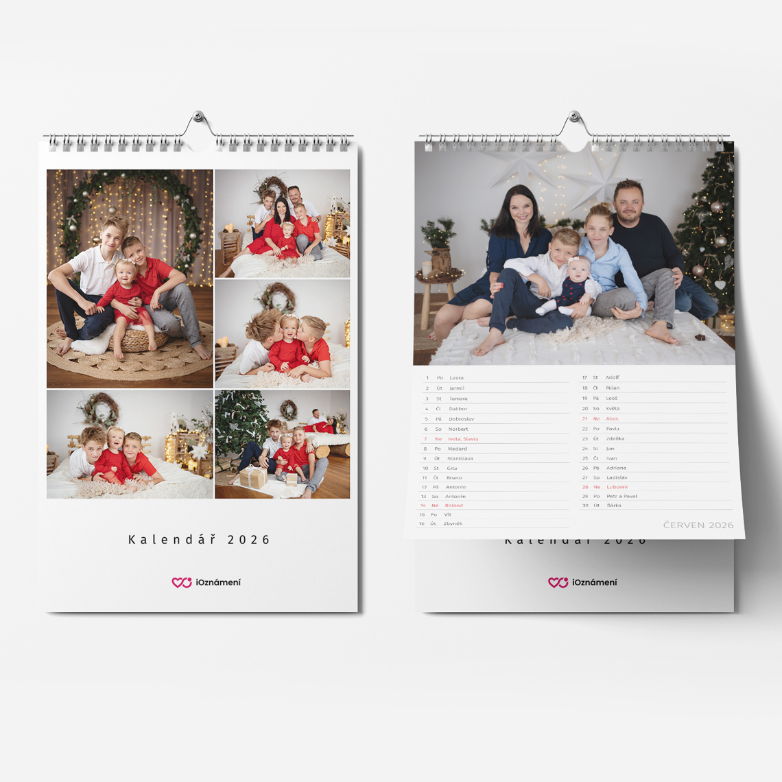 Nástěnný fotokalendář se jmény
