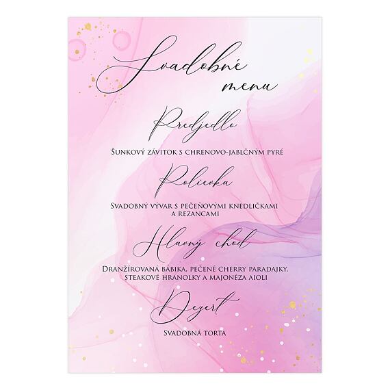 Svadobné menu 288