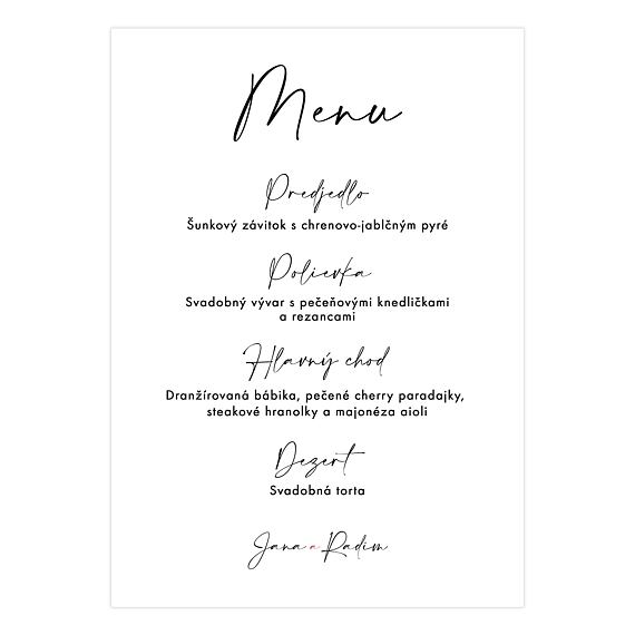 Svadobné menu 272