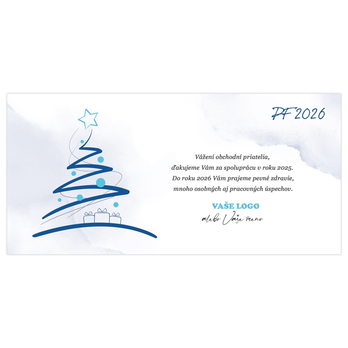 Novoročenka 499 – Abstraktný stromček na BOHO pozadí