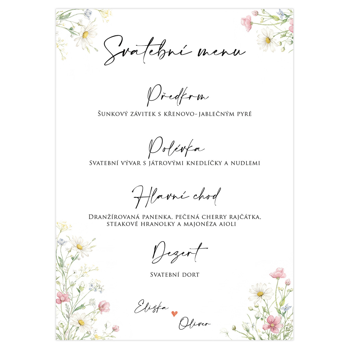Svatební menu 366