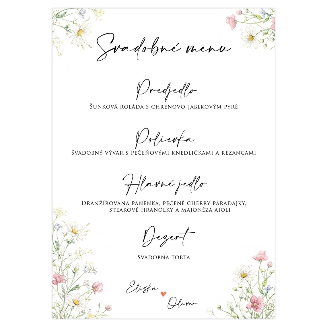 Svadobné menu 366