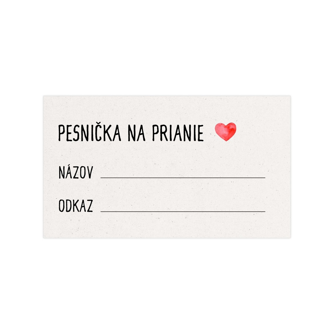 Kartička pre DJ 284