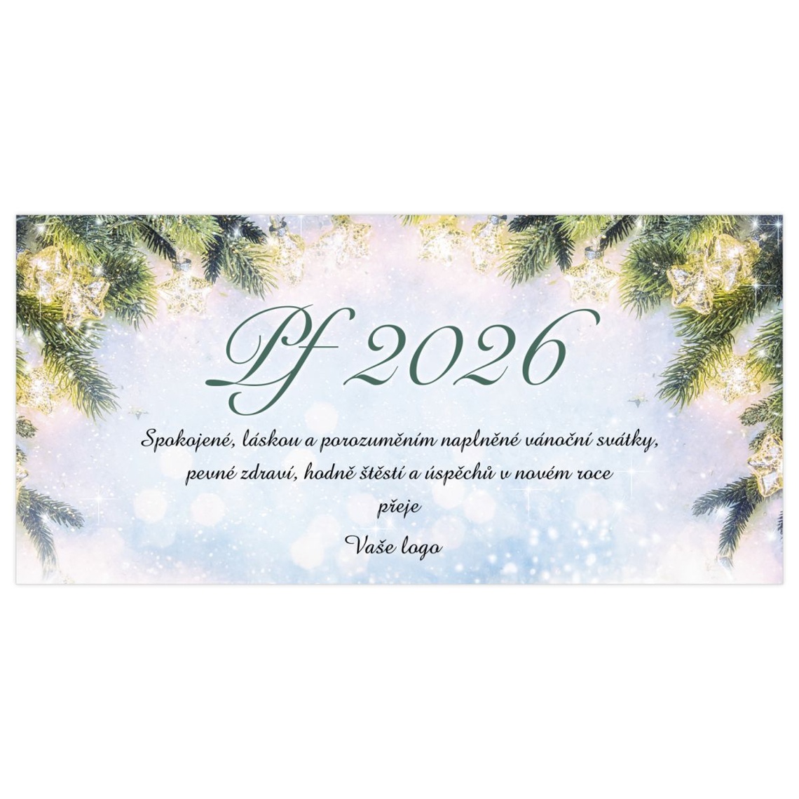 Novoročenka 567 - větvičky s ozdobami