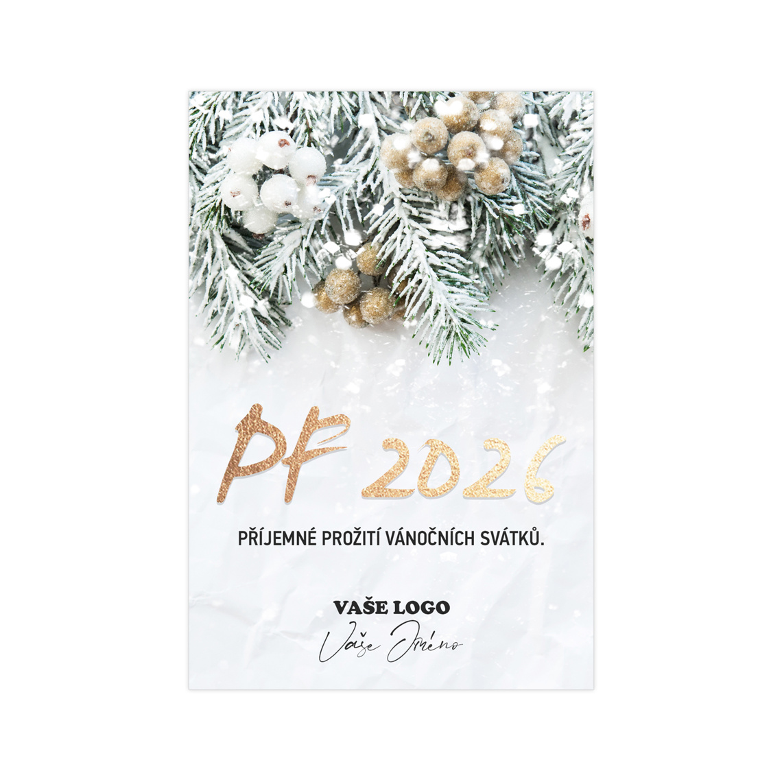 Vianočná etiketa na víno 438