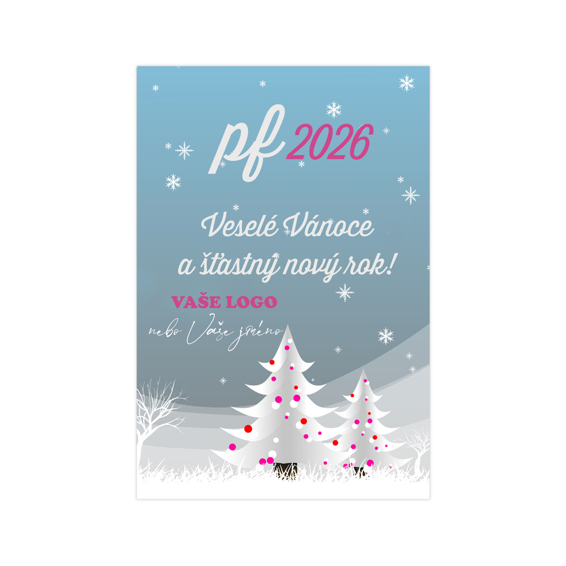 Vianočná etiketa na víno 12