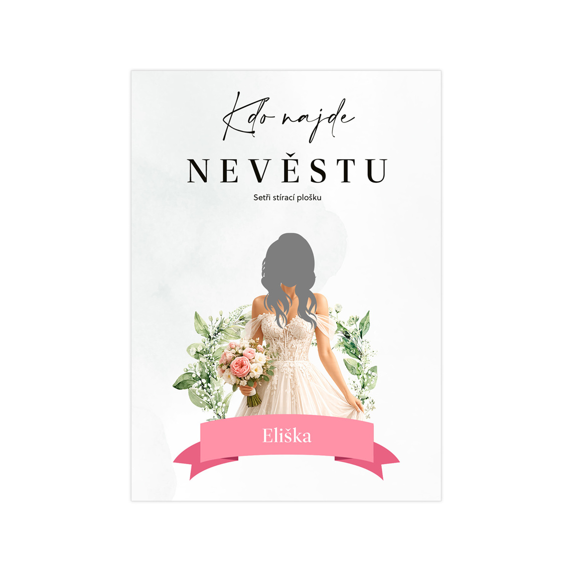 Kto nájde nevestu - stieracia hra