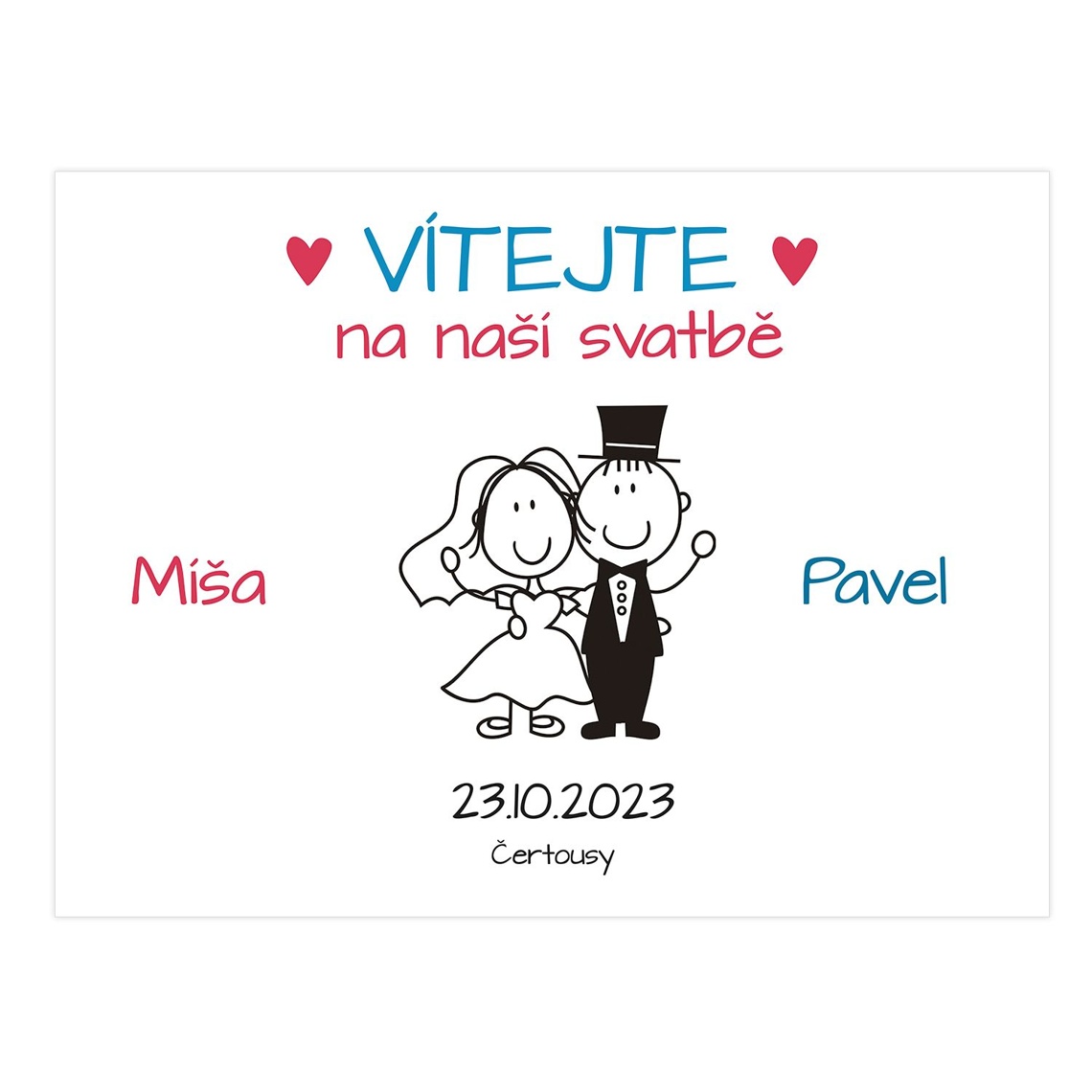 Vítacia ceduľa 30