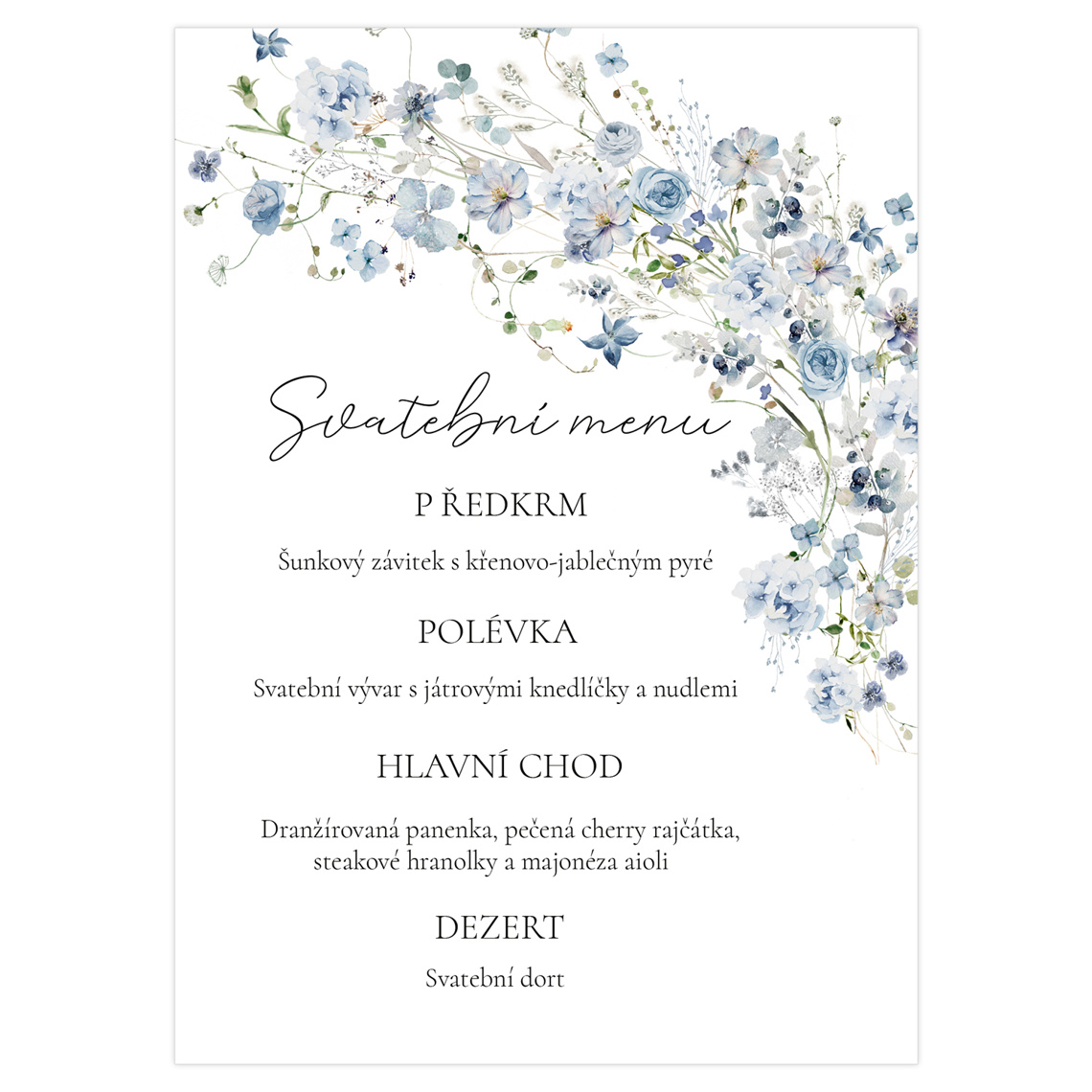 Svadobné menu 360