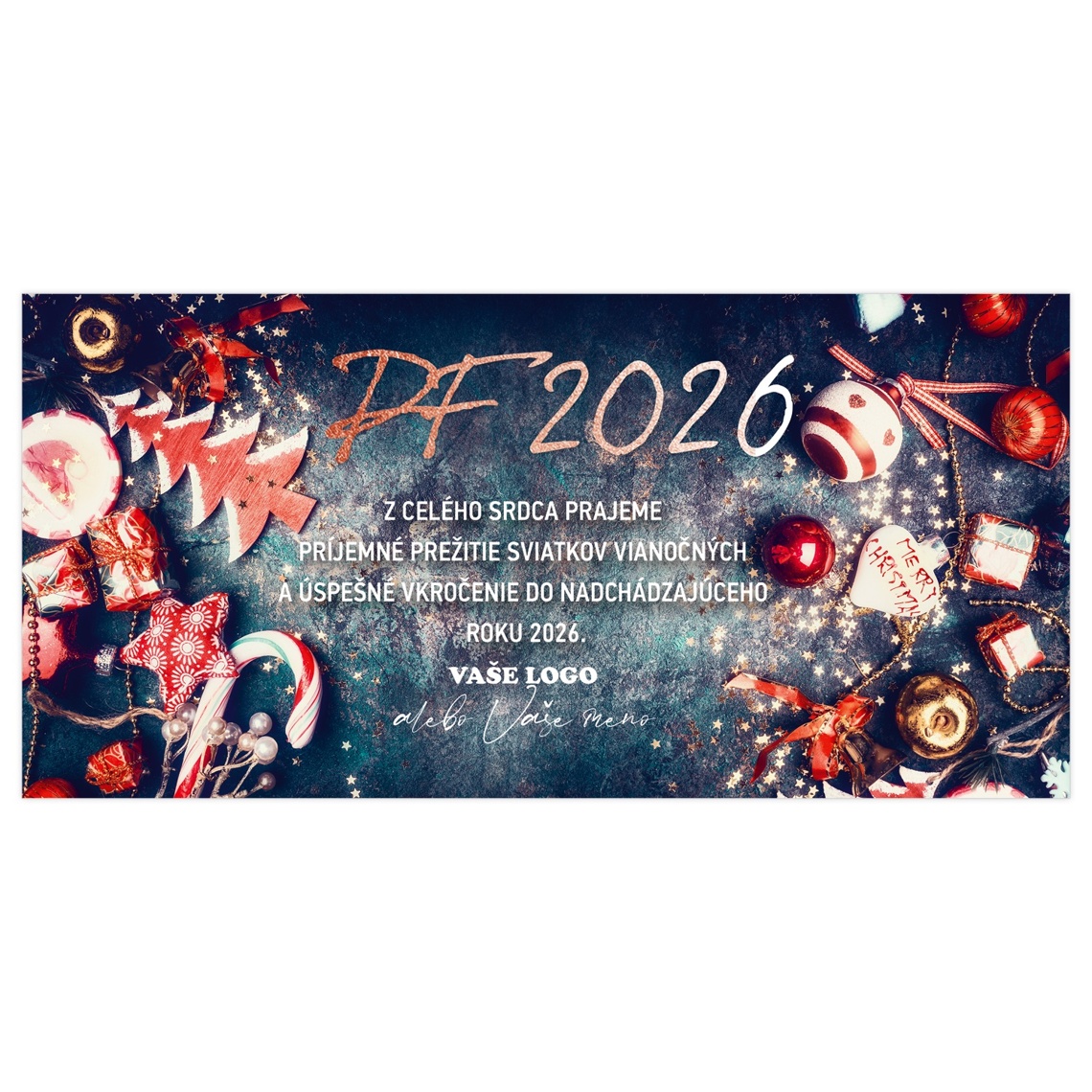 Novoročenka 485 – Červené ozdoby