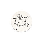 Okrúhla samolepka 348